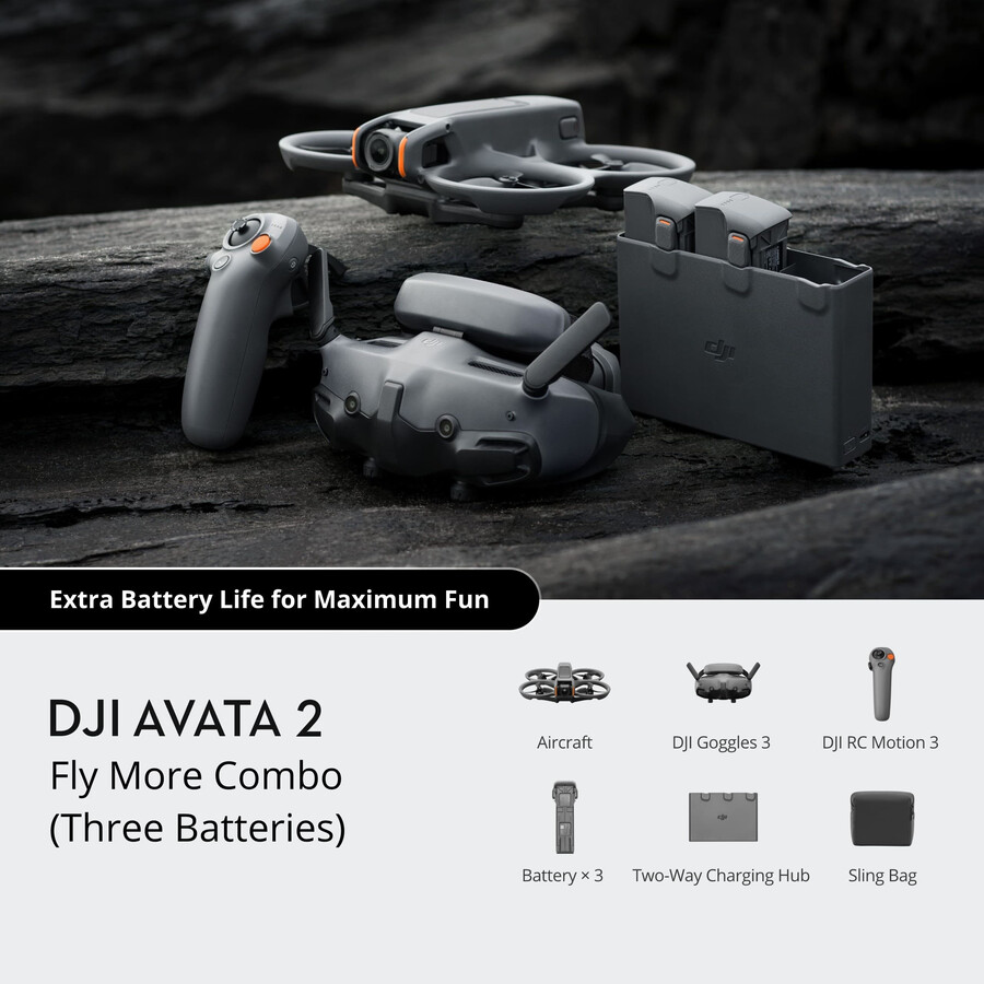 fly more dji avata 2 bundle drei akkus