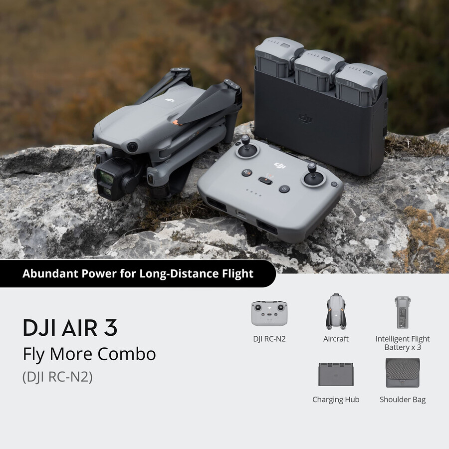 dji air 3 fly more bundle dji rc-n2