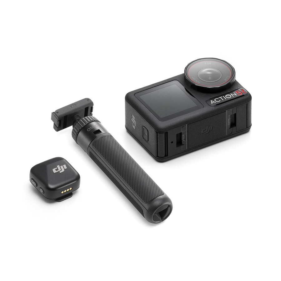 osmo action 5 pro combo vlog dji mic mini mini-teleskopgriff