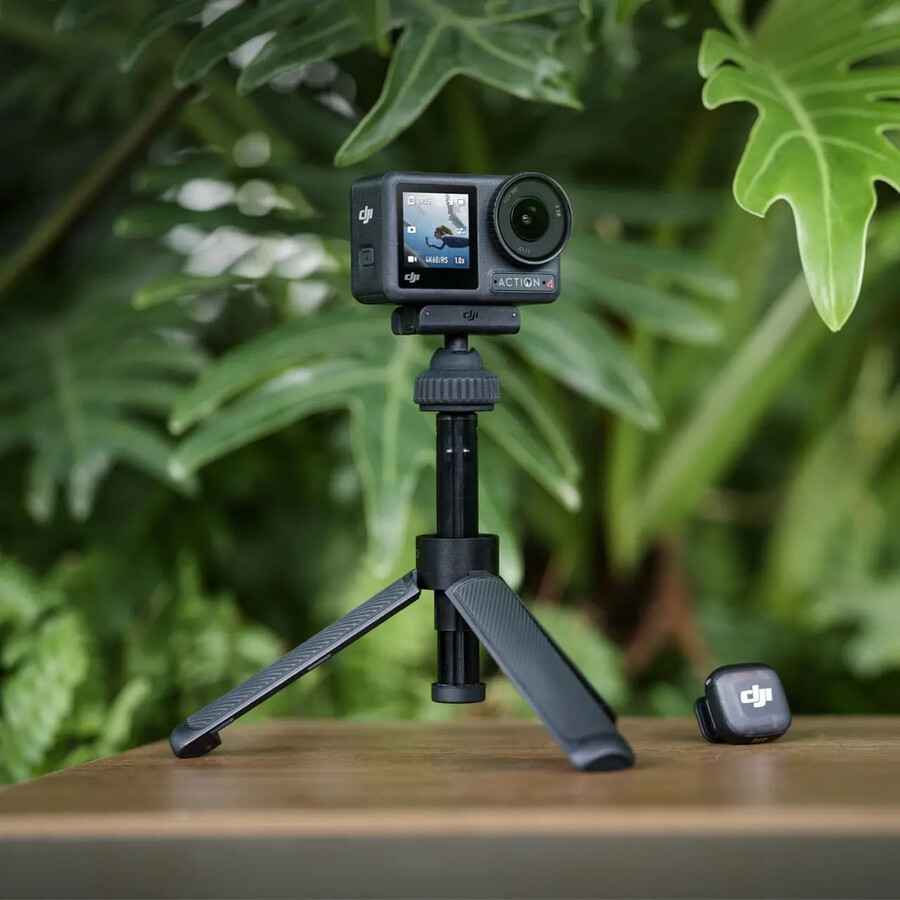 osmo action 4 vlog bundle dji mic 3 transmitter mini-verlängerungsstange