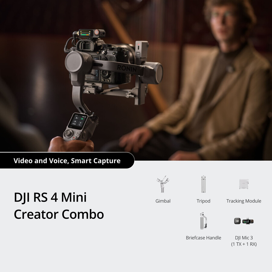 dji rs 4 mini creator bundle dji mic 3 1 tx 1 rx