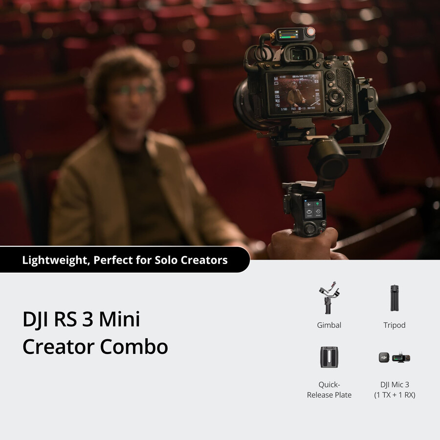 dji rs 3 mini creator bundle dji mic 3 1 tx 1 rx