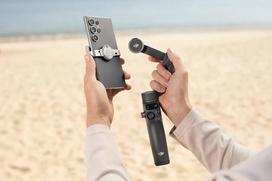 magnetische smartphone-halterung für dji om 7-serie