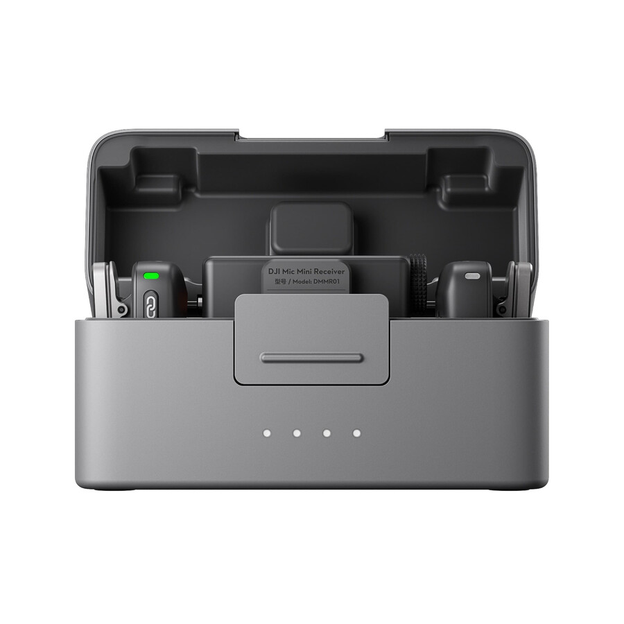 dji mic mini 2 sender 1 empfänger ladecase handy-adapter lightning
