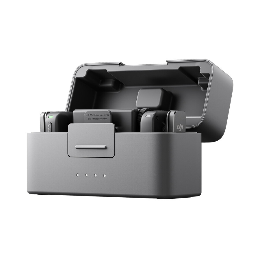 dji mic mini 2 sender 1 empfänger ladecase handy-adapter lightning