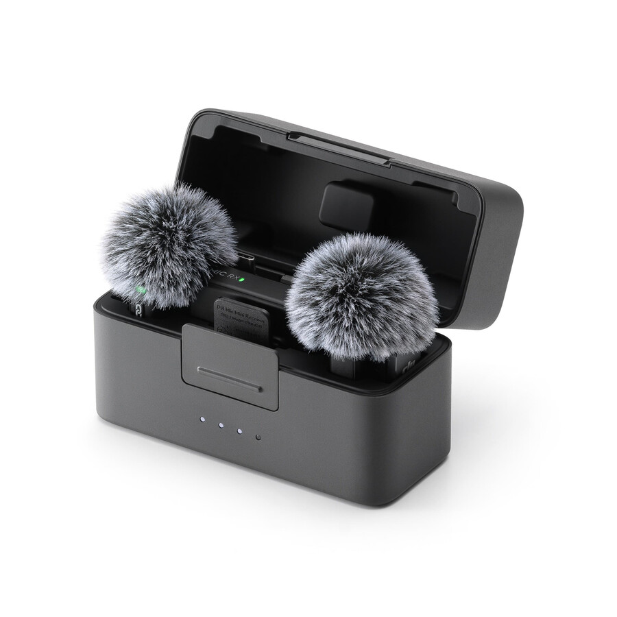 dji mic mini 2 sender 1 empfänger ladecase handy-adapter lightning