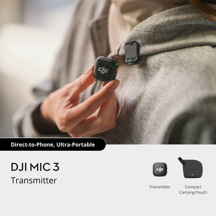 dji mic 3 sender