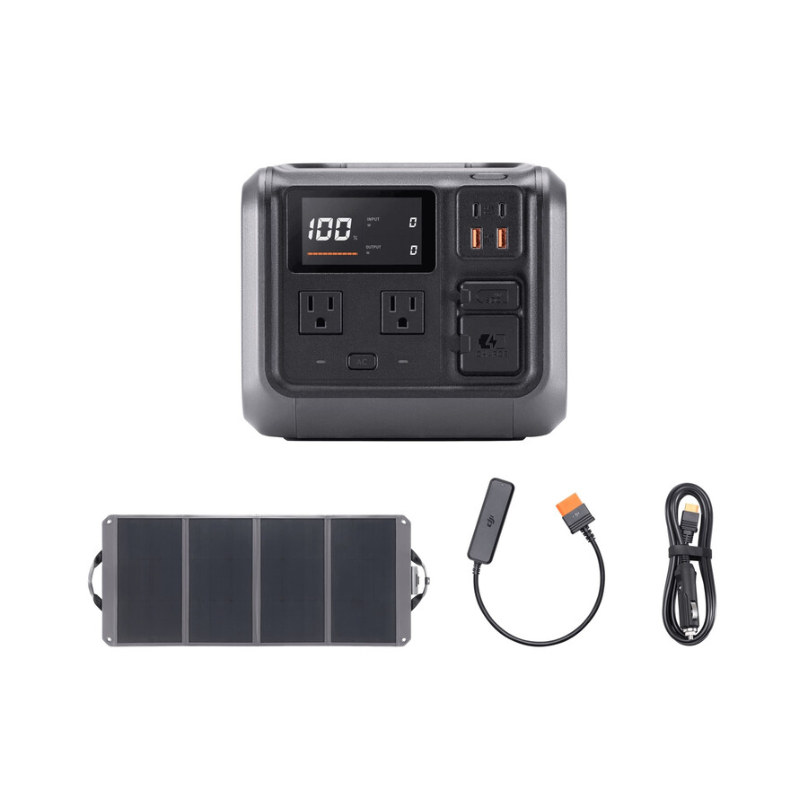 dji power 500 und 100w solarpanel x 1