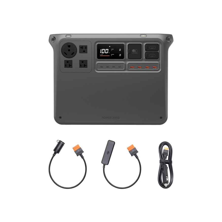 dji power 2000 superschnell-fahrzeuglade-set