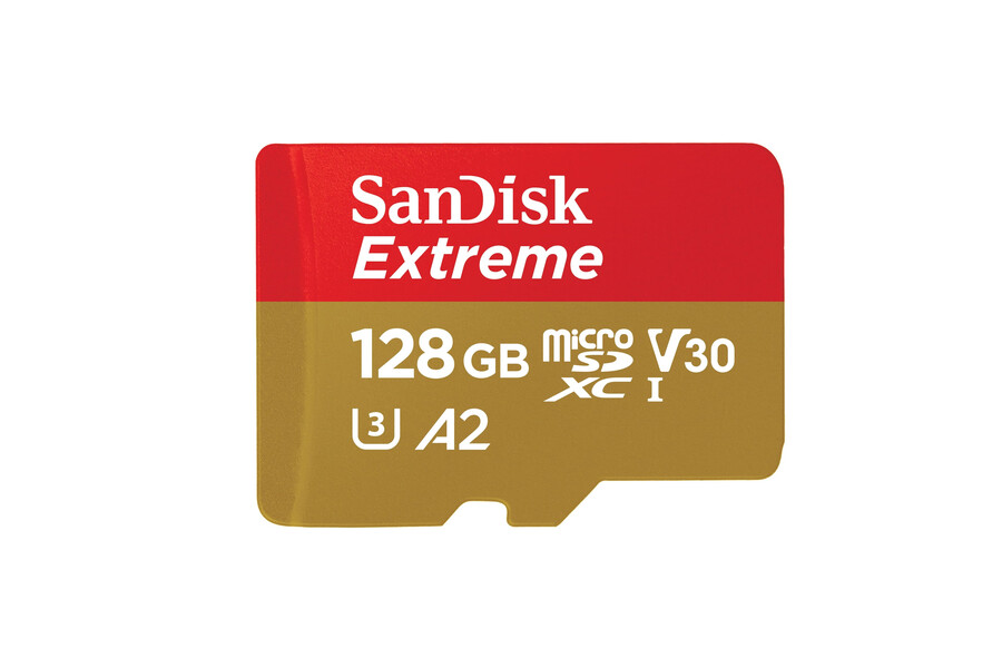 sandisk extreme microsd-karte 128 gb